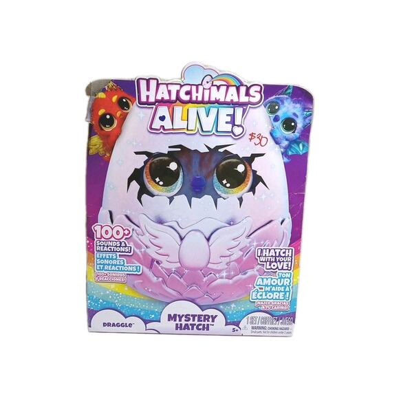 Hatchimals Alive Mystery Hatch Interactive Draggle with Mist Lights & Sounds NEW - Picture 1 of 4